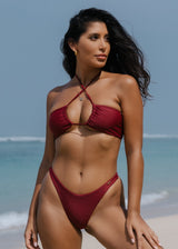 Tahite String Bottom - Bordeaux