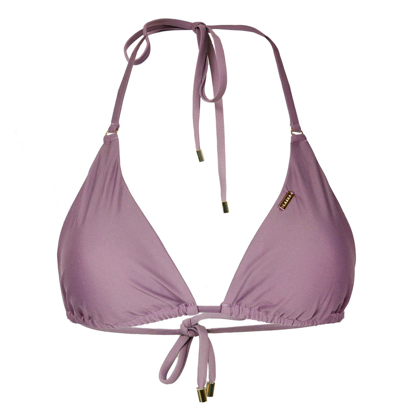 Rio Triangle Bikini Top - Dusty Purple